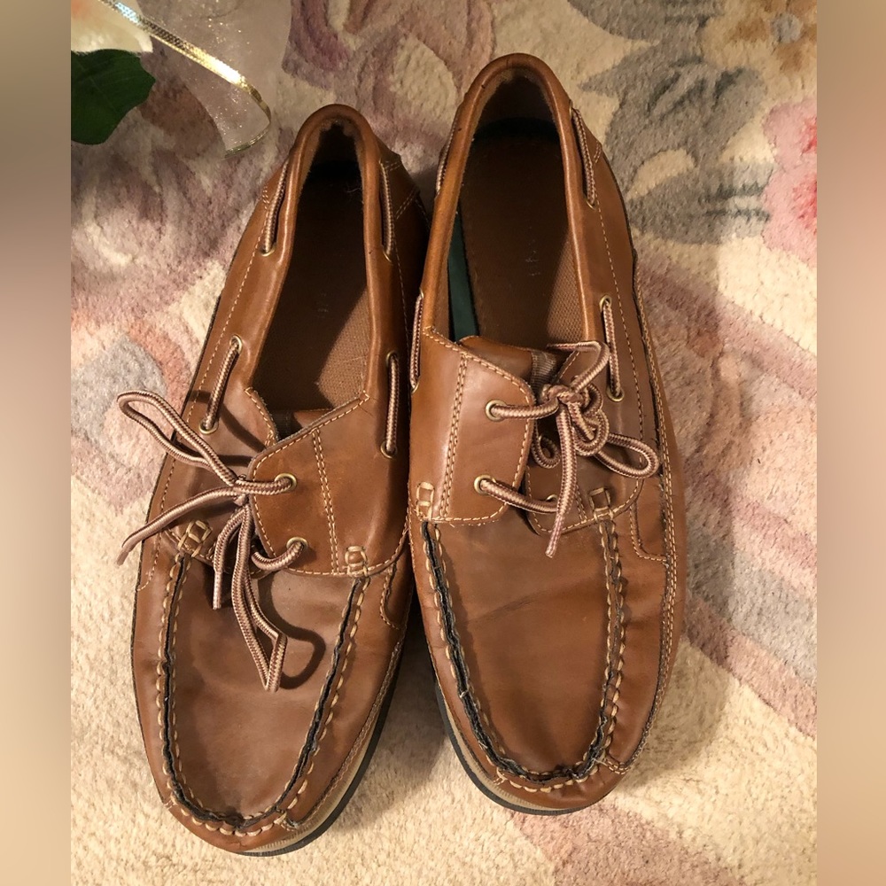 Gianni men’s Deck loafers size 12